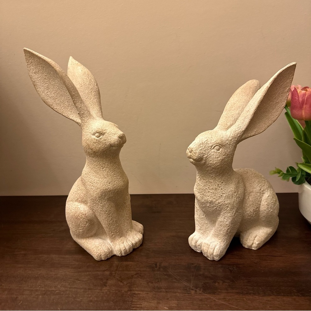 Hobby Lobby Cream Rabbit set - Picture 3 of 12